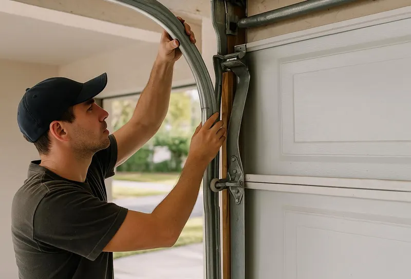 Off Track Door Repair in Hallandale Beach